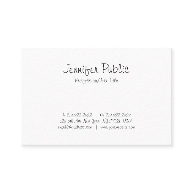 Stylish Modern Freehand Script Calligraphy Sleek