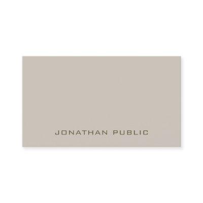 Stylish Modern Minimalist Design Elegant Plain