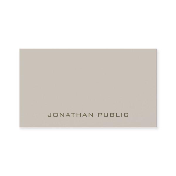 Stylish Modern Minimalist Design Elegant Plain