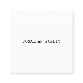 Stylish Modern Minimalist Design Template Simple Square