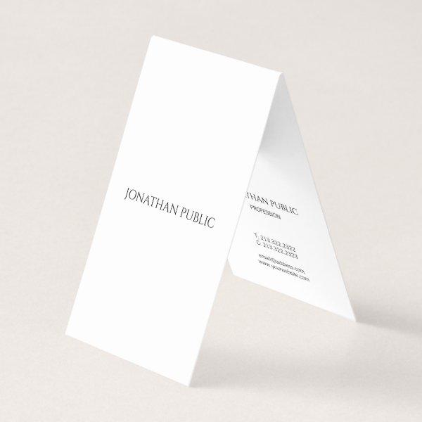 Stylish Modern Minimalist Professional Cool Simple