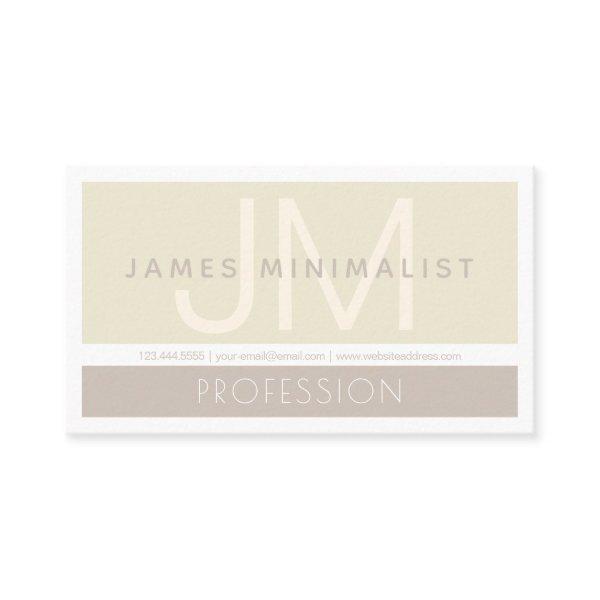 Stylish Modern Minimalist | Taupe Earth-tones
