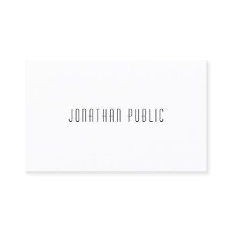 Stylish Modern Minimalistic Professional Template