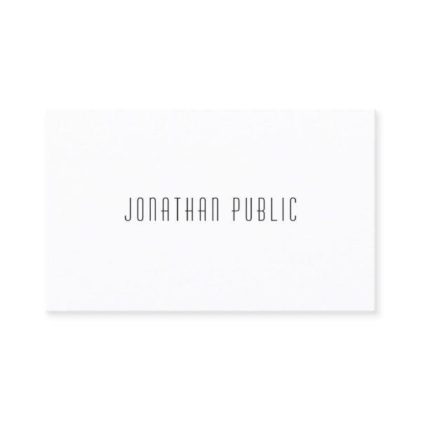 Stylish Modern Minimalistic Professional Template