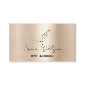 Stylish Modern Mobile Notary & Loan Signing Agent