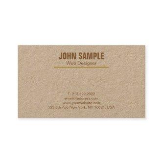 Stylish Modern Professional Elegant Brown