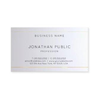 Stylish Monogram Gold Silver Elegant Template