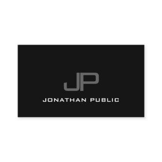 Stylish Monogram Modern Trendy Minimalist Plain