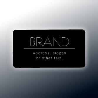 Stylish Name & Slogan or other text  Label