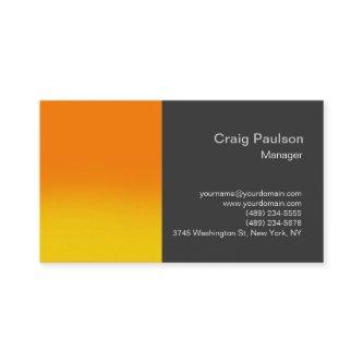 Stylish Orange Grey Plain Simple