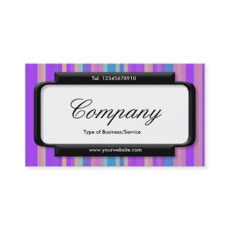 Stylish Panel (Script font) - Stripes 06