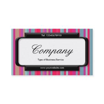 Stylish Panel (Script font) - Stripes 07