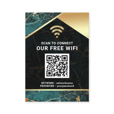 Stylish Personalized QR Code Wifi Network Password