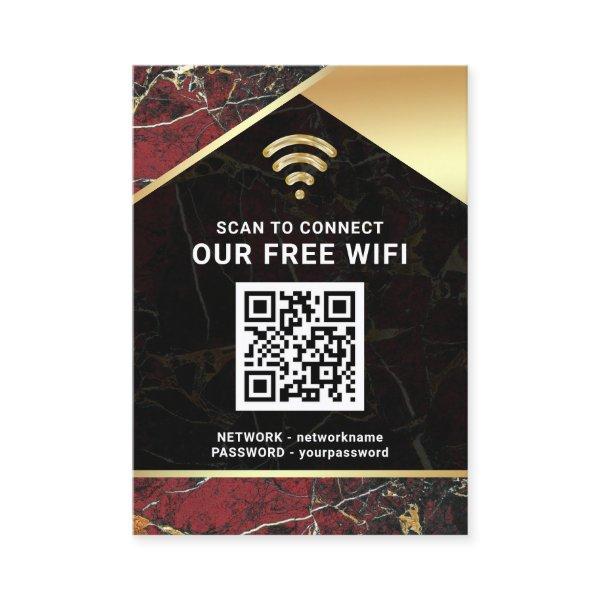Stylish Personalized QR Code Wifi Network Password