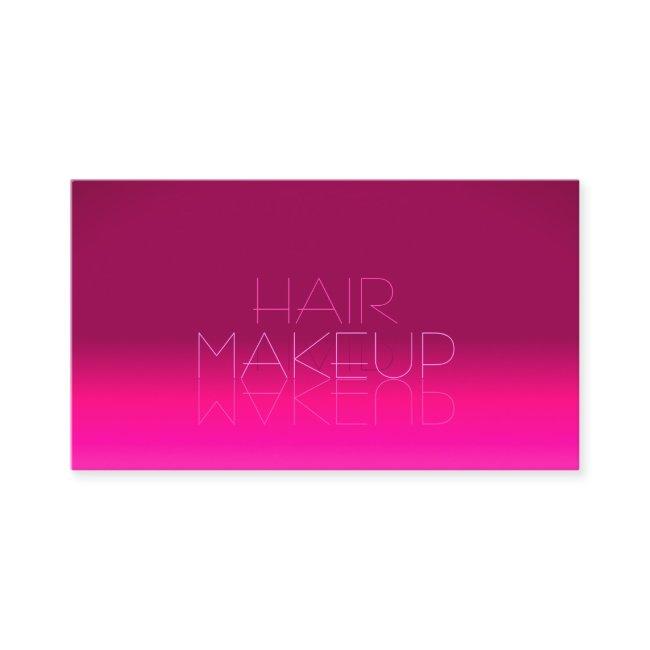Stylish Pink Gradient Mirror Font Classic Modern