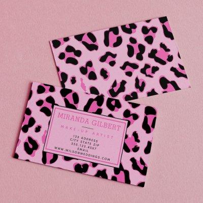 Stylish Pink Leopard Print