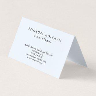 Stylish Plain Simple Professional Class