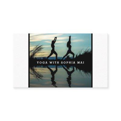 Stylish Portrait Reflection, Yoga Instructor
