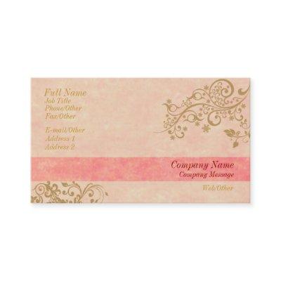 Stylish Pretty Pink And Gold  Templat