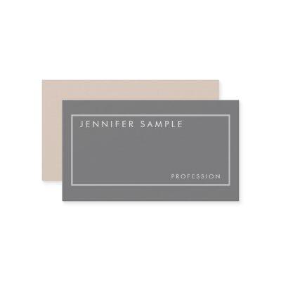Stylish Professional Elegant Colors Modern Design