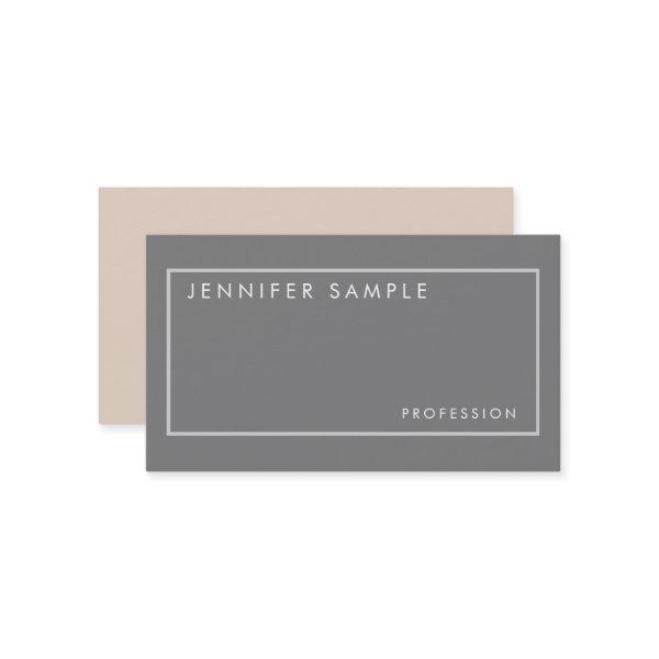 Stylish Professional Elegant Colors Modern Design