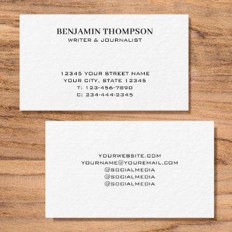 Stylish Professional Minimalist Typography Black