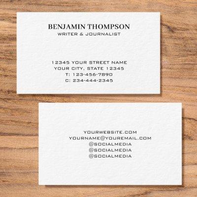 Stylish Professional Minimalist Typography Black