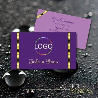 Stylish Purple and Lilac with Logo Professional