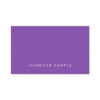 Stylish Purple Modern Premium Linen Luxury