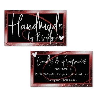 Stylish Red Maroon Frame Heart Handmade by Name