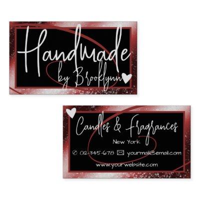 Stylish Red Maroon Frame Heart Handmade by Name
