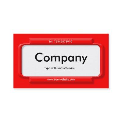 Stylish Red Panel - Red (FF0000)