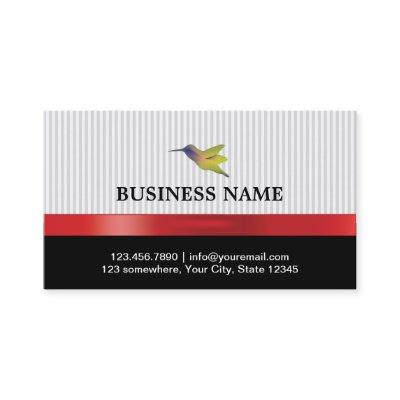 Stylish Red Ribbon Hummingbird