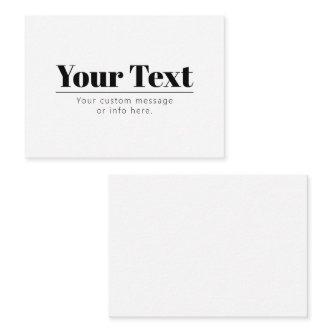 Stylish Retro-modern Text | Black & White Note Card