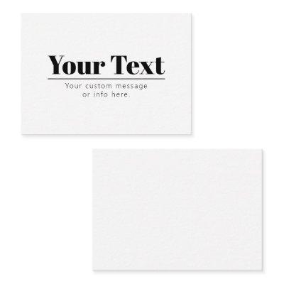 Stylish Retro-modern Text | Black & White Note Card
