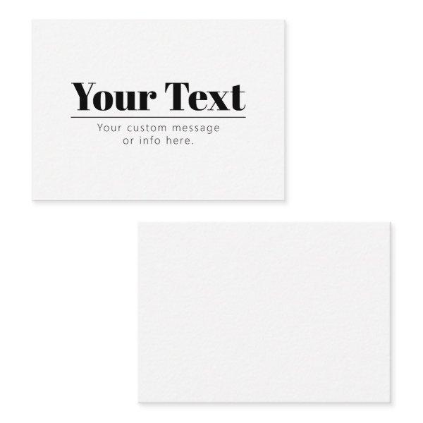 Stylish Retro-modern Text | Black & White Note Card