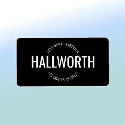Stylish Return Address Label