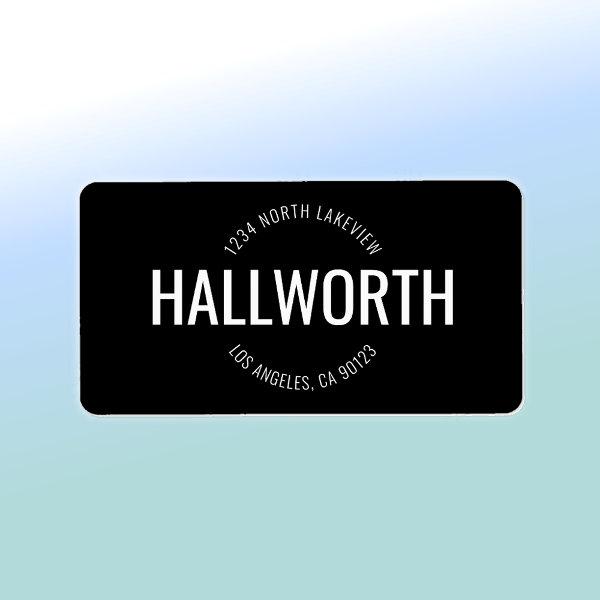Stylish Return Address Label