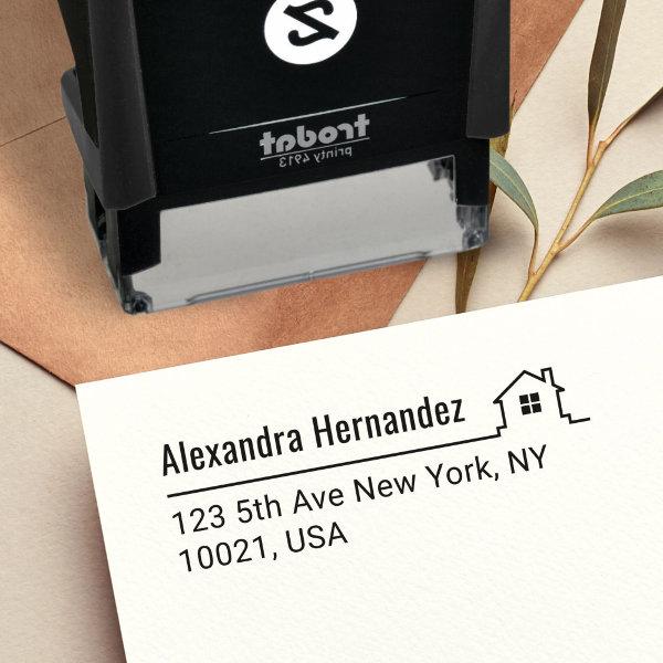Stylish Return Address Modern Minimalist  Self-inking Stamp