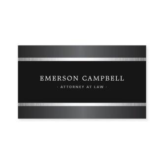 Stylish satin gray and silver borders black