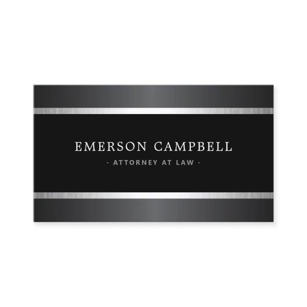 Stylish satin gray and silver borders black