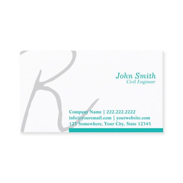 Stylish Script Civil Engineer