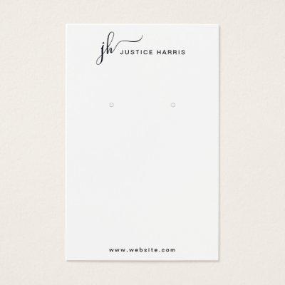 Stylish Script Monogram Modern Professional
