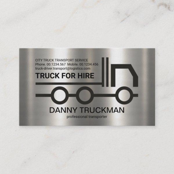Stylish Silver Truck Frame Trucking Transport