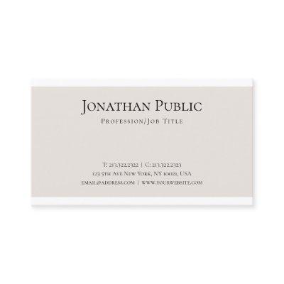 Stylish Simple Design Professional Plain Modern