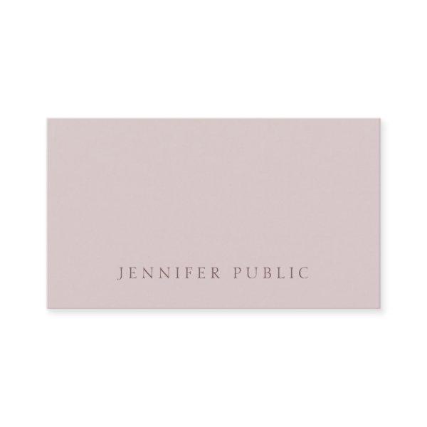 Stylish Simple Modern Elegant Color Template Chic