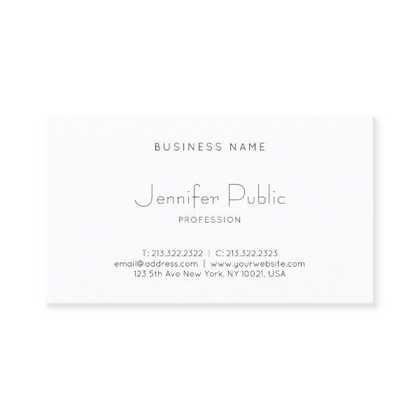 Stylish Simple Modern Elegant Minimalistic Plain