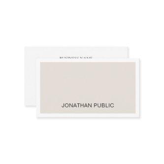 Stylish Sleek Design Modern Plain Professional