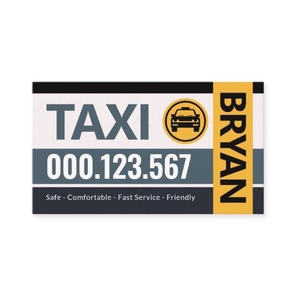 Stylish Stripe Layers Taxi Cab