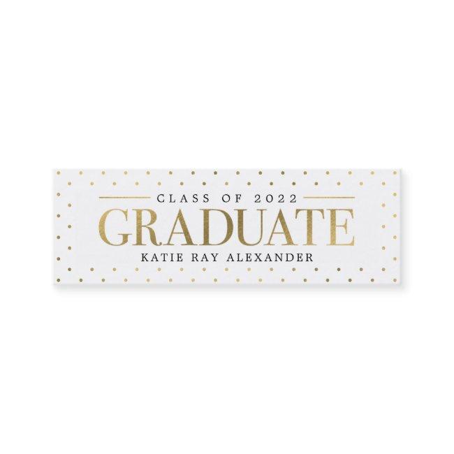Stylish Tag Graduate  Calling Card